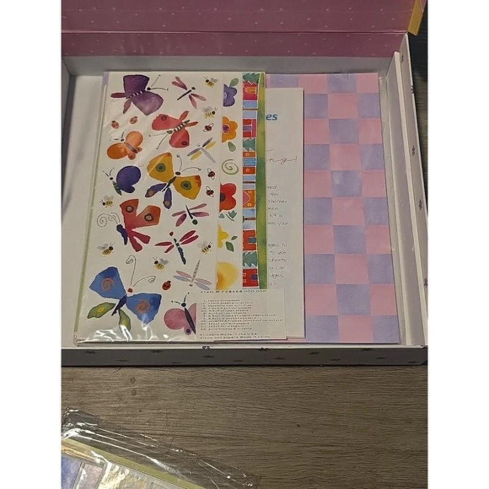 Kathy Davis WATERCOLORS Craft Scrapbook Photo Album Organizer Box‎ Stickers NEW